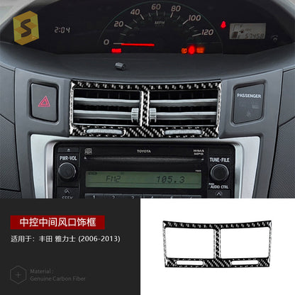 Real Carbon Fiber Decorative Trim Kit for Toyota Yaris (2006 - 2013)