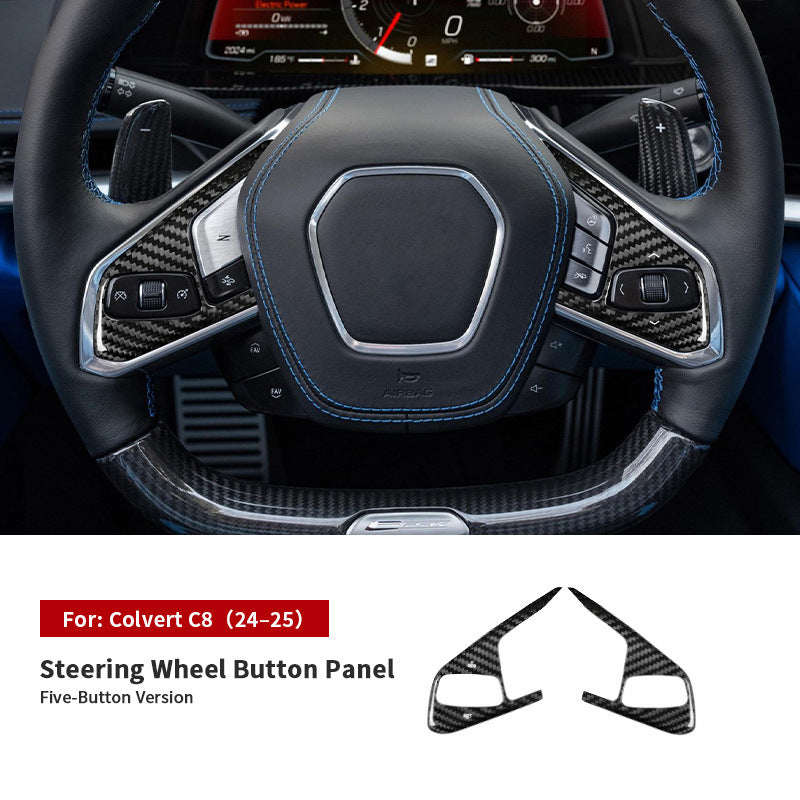 Real Carbon Fiber Decorative Trim Kit for Corvette C8 (2020 - 2025)