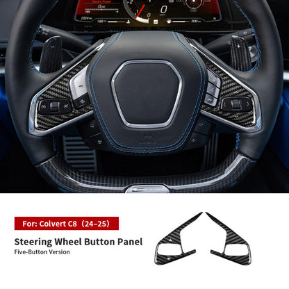 Real Carbon Fiber Decorative Trim Kit for Corvette C8 (2020 - 2025)
