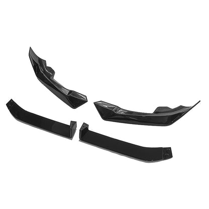 4-Section MP-Style Front Lip Spoiler for BMW X6 G06 (2023 - 2026), Glossy Black