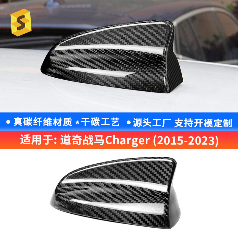 Real Carbon Fiber Antenna Cover for Dodge Durango (2015 - 2023)