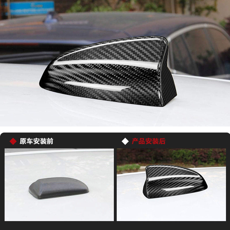 Real Carbon Fiber Antenna Cover for Dodge Durango (2015 - 2023)
