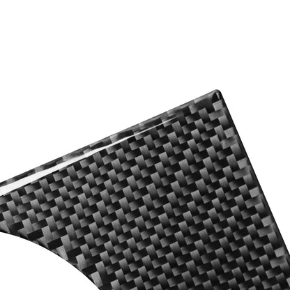 1PC Prepreg Dry Carbon 3*3 3K Carbon Fiber Interior Cup Holder Frame Overlay Trim for Toyota Tundra XK50 Facelift (2014-2021)
