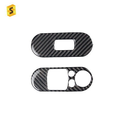 Epoxy Resin Carbon Fiber Window Switch Panel Trim for MINI / MINI F-Series