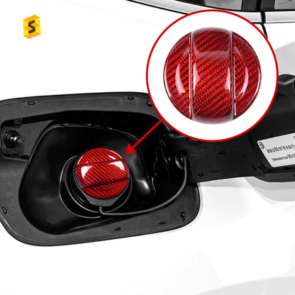 Real Carbon Fiber Inner Fuel Filler Cap Cover for Volkswagen / Audi