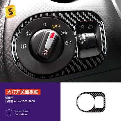 Epoxy Resin Carbon Fiber Decorative Trim for SEAT Altea (2003 - 2008)