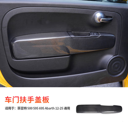 Real Carbon Fiber Exterior Trim for Fiat 500