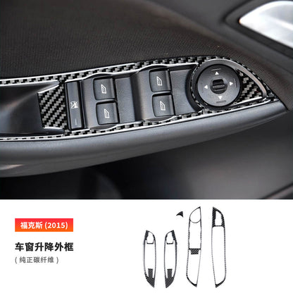 Epoxy Resin Carbon Fiber Decorative Trim Kit for Ford Focus (2015 - 2018)