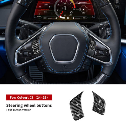 Real Carbon Fiber Decorative Trim Kit for Corvette C8 (2020 - 2025)