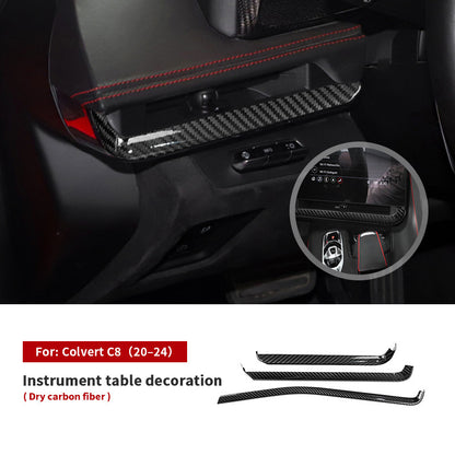 Real Carbon Fiber Decorative Trim Kit for Corvette C8 (2020 - 2025)