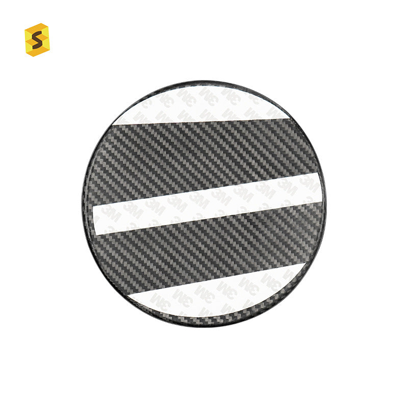 Real Carbon Fiber Fuel Door Cover for Ford / Ford Mustang (2024)