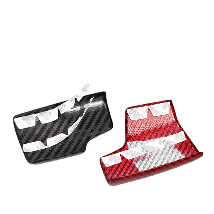 Real Carbon Fiber Gear Shift Knob Cover for Audi A6 / A7 / A8 / Q7 / Q8