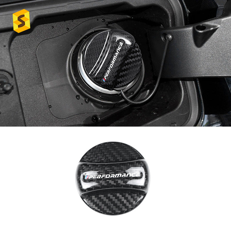 Real Carbon Fiber Fuel Door Cover for BMW / GM (Universal)