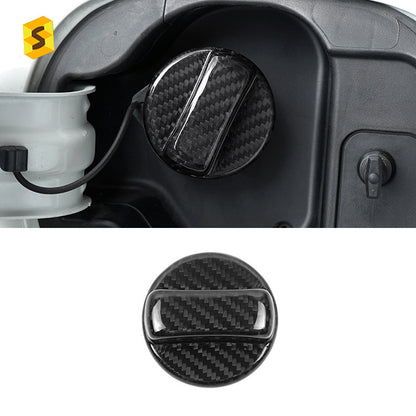 Real Carbon Fiber Inner Fuel Filler Cap Cover for Honda / GM (Universal)