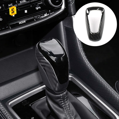 Real Carbon Fiber Gear Shift Knob Cover for Subaru Forester / Outback / XV / Impreza