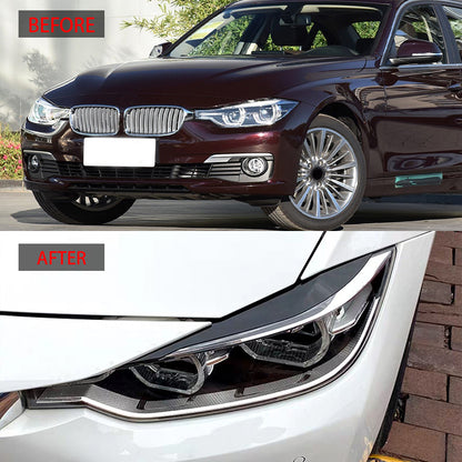 Headlight Eyebrow Trim for BMW 3 Series F30 (2012 - 2018)