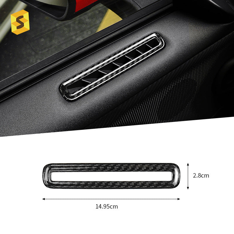 Real Carbon Fiber Air Vent Trim for Ford / Ford Mustang (2024)