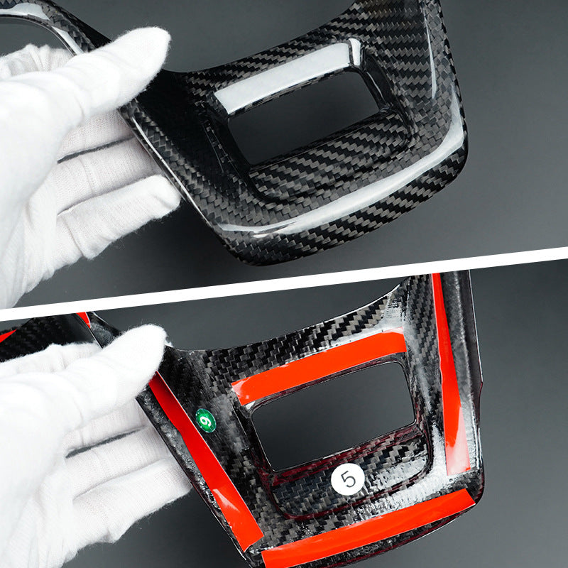 Real Carbon Fiber Steering Wheel Trim for Ford Bronco