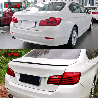 M5-Style Rear Wing Spoiler for BMW 5 Series F10 (2011 - 2016), Glossy Black