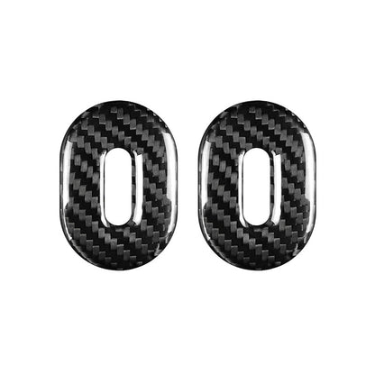 Real Carbon Fiber Seat Back Hook Trim for MINI
