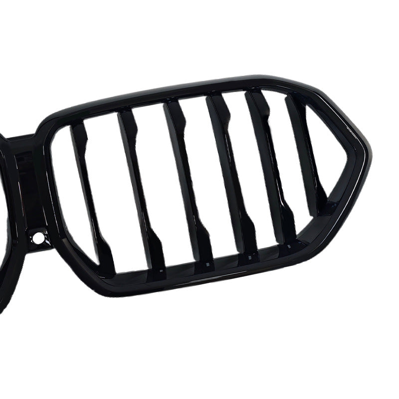 Single-Slat Front Grille for BMW X6 G06 (2023 - 2026), Glossy Black