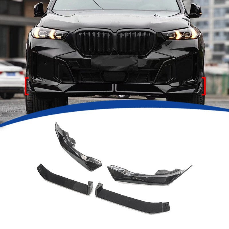 MP-Style Front Lip Spoiler for BMW X5 G05 (2023 - 2026), Glossy Black