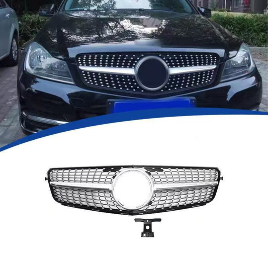 Diamond-Star Front Grille for Mercedes-Benz C-Class W204