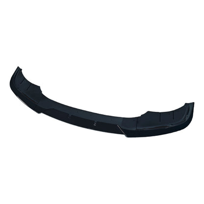 Standard 3-Section Front Lip Spoiler for BMW 5 Series F10 (2014 - 2016), Glossy Black