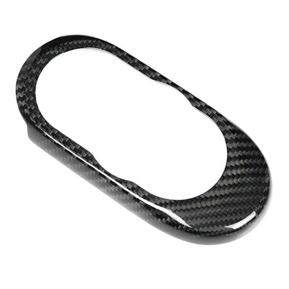 Real Carbon Fiber Multimedia Panel Frame Trim for MINI F55