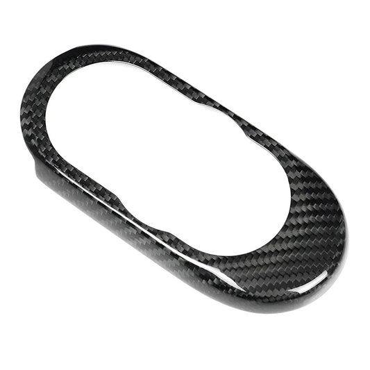 Real Carbon Fiber Multimedia Panel Frame Trim for MINI F55 (alternate view 5)