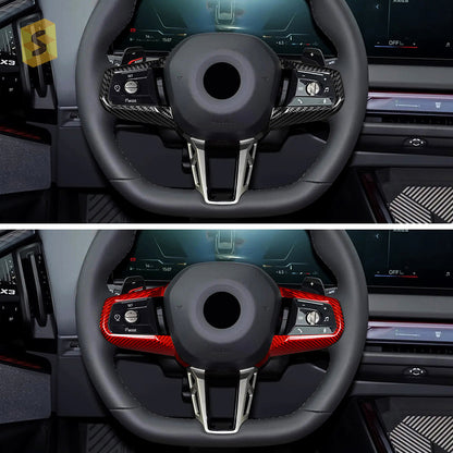 Real Carbon Fiber Steering Wheel Trim Frame for BMW (All Series)