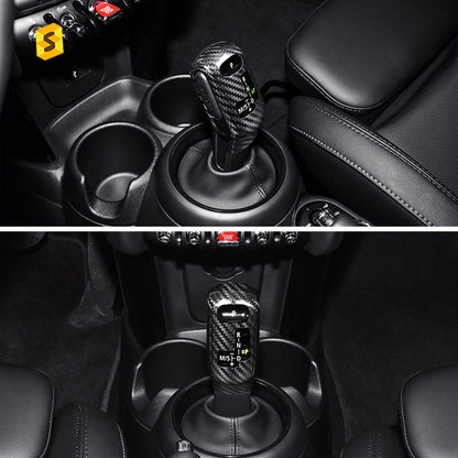 Real Carbon Fiber Gear Shift Knob Cover for MINI F-Series (2020 - 2023)