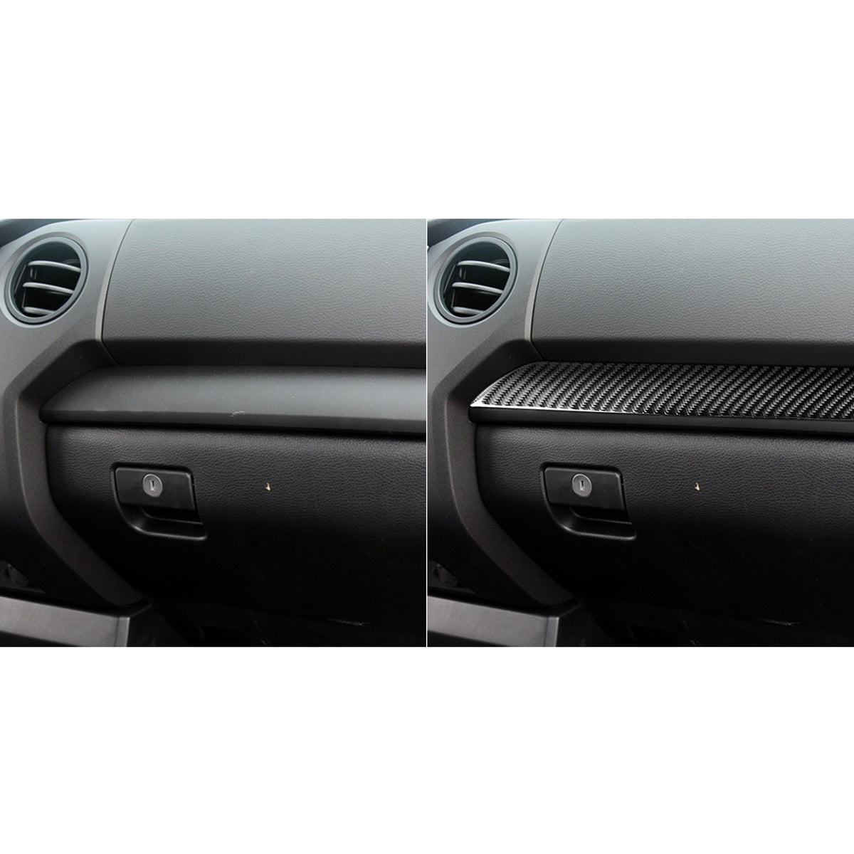 Prepreg Dry Carbon 3*3 3K Twill Carbon Fiber Interior Center Console Trim for Facelifted Toyota Tundra XK50 (2014-2021)