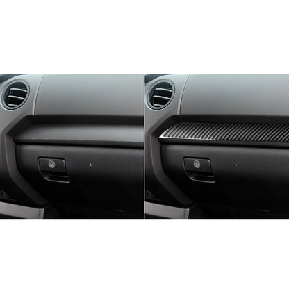 Prepreg Dry Carbon 3*3 3K Twill Carbon Fiber Interior Center Console Trim for Facelifted Toyota Tundra XK50 (2014-2021)