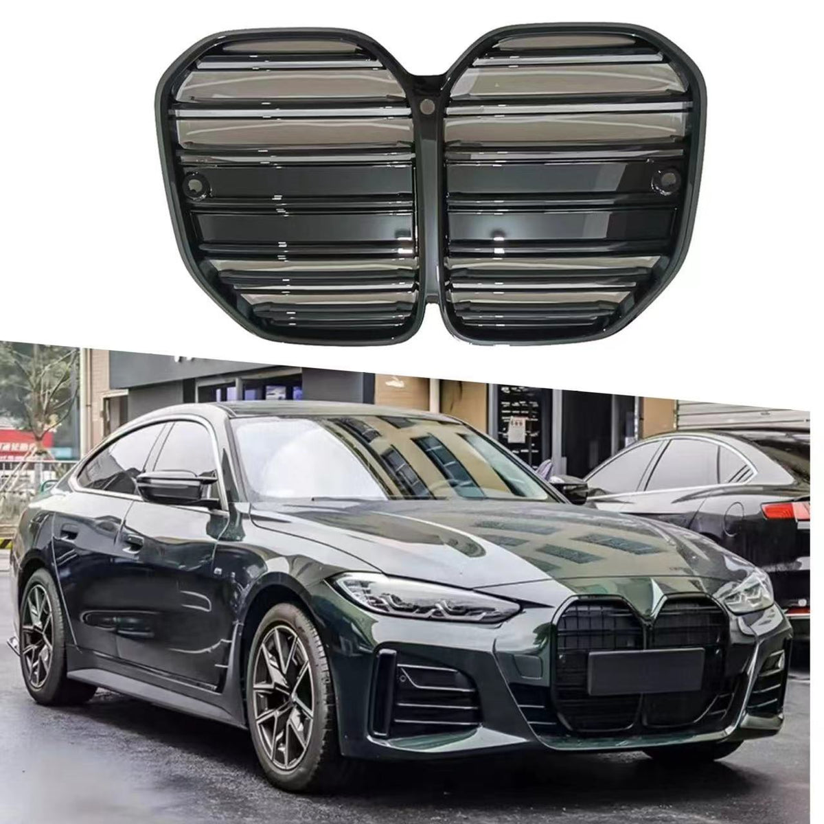M4-Style Double-Slat Front Grille for BMW 4 Series G22 (2020 - 2026)