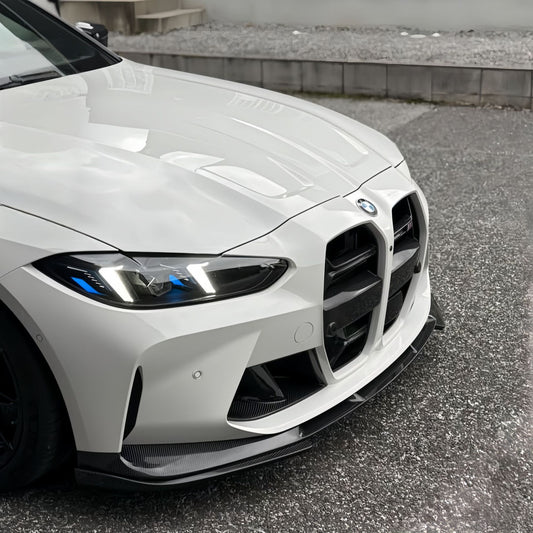 3D Style Dry Carbon Fiber Front Lip & Rear Lip for BMW M3 G80 / M4 G82 (2021+)