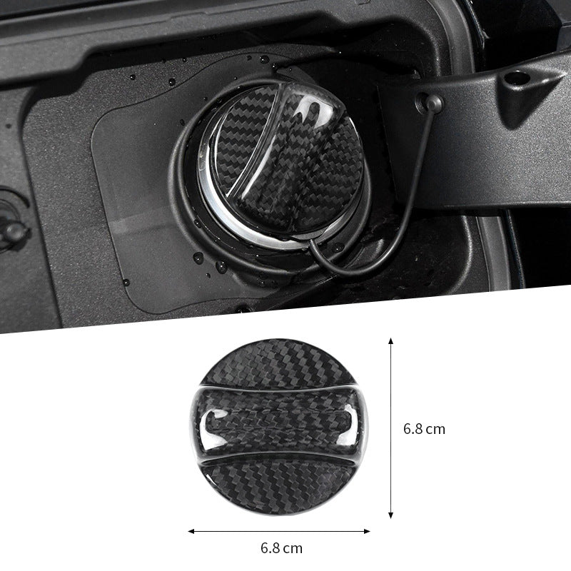 Real Carbon Fiber Fuel Door Cover for BMW / GM (Universal)
