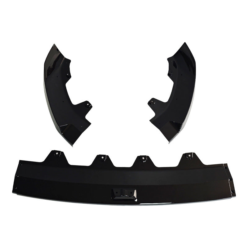 TOP-Style 3-Section Front Lip Spoiler for BMW X3 G45 (2024 - 2026), Glossy Black