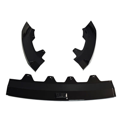 TOP-Style 3-Section Front Lip Spoiler for BMW X3 G45 (2024 - 2026), Glossy Black