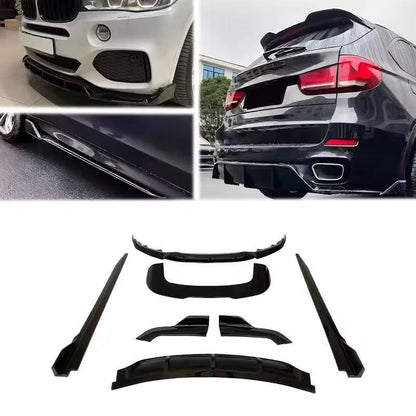 Blacked-Out MT Front Lip Spoiler for BMW X5 F15 (2014 - 2018)