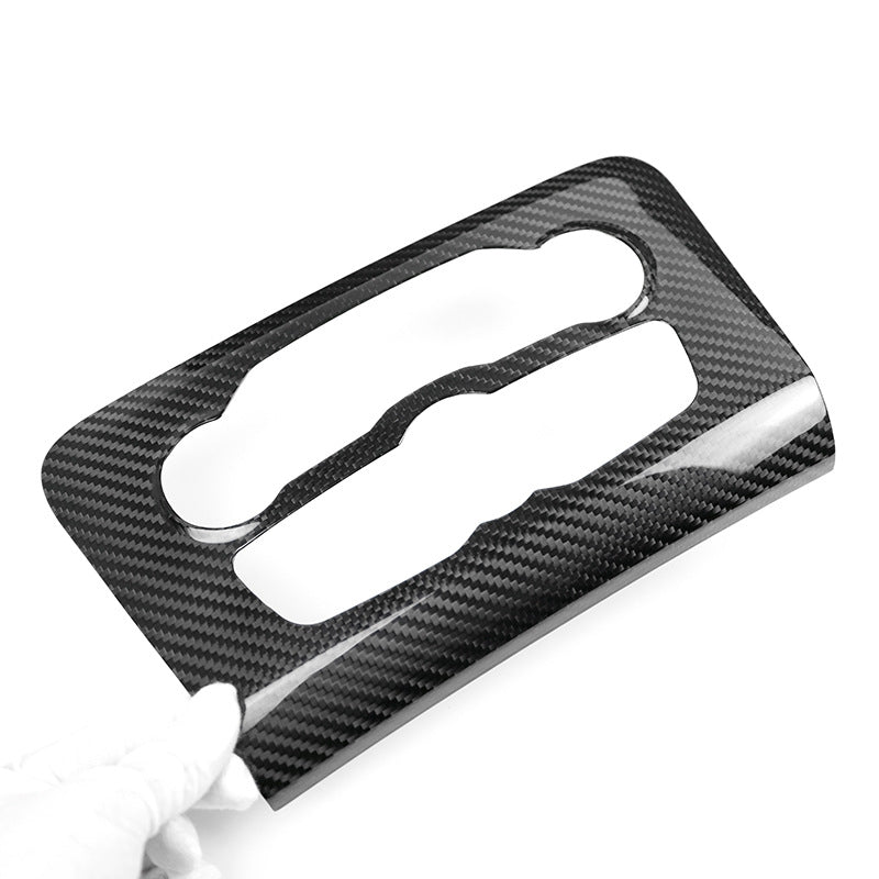 Real Carbon Fiber AC Knob Panel Trim for Dodge Durango