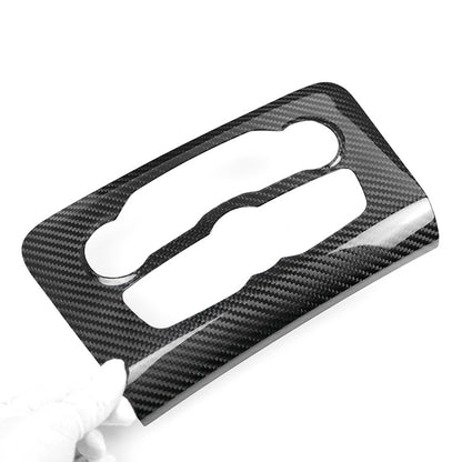 Real Carbon Fiber AC Knob Panel Trim for Dodge Durango