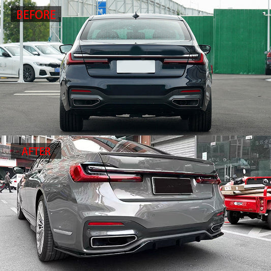 MP-Style Rear Diffuser Lip for BMW 7 Series G12 (alternate view 2)