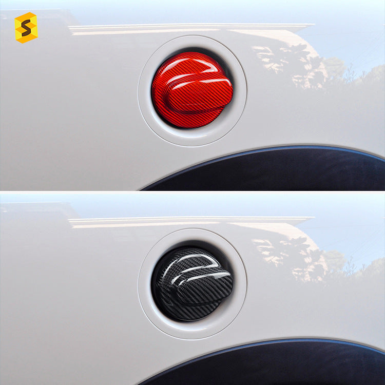 Carbon Fiber Fuel Door Cover for MINI R-Series / MINI R55 / R56