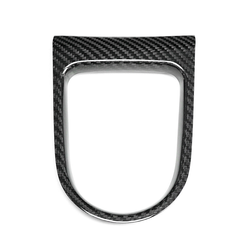 Real Carbon Fiber Gear Shift Panel Frame for Ford / Ford Mustang (2015 - 2023)