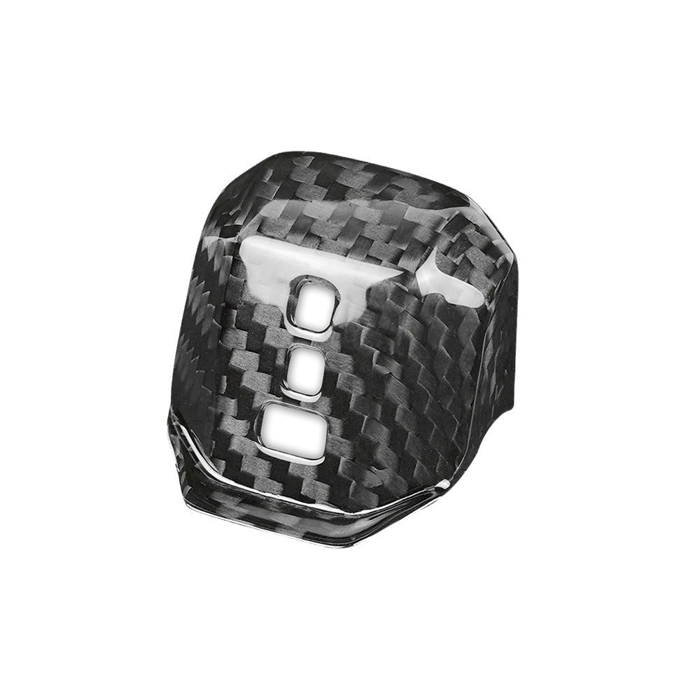 Real Dry Carbon Fiber Gear Shift Knob Cover for Volkswagen Golf 8 (2021 - 2023)
