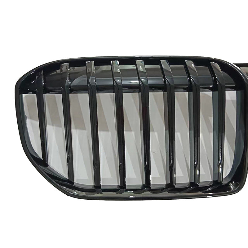 MP-Style Single-Slat Front Grille for BMW 7 Series G12 (2019 - 2022), Glossy Black
