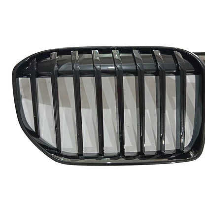 MP-Style Single-Slat Front Grille for BMW 7 Series G12 (2019 - 2022), Glossy Black
