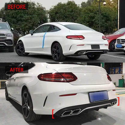 Rear Diffuser Lip for Mercedes-Benz C-Class W205 (2015 - 2018)