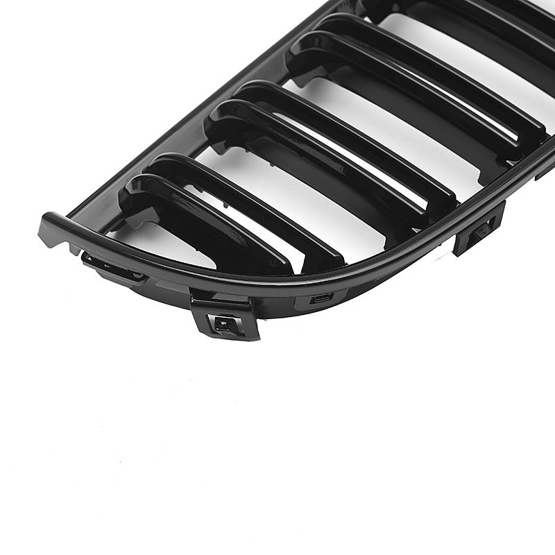 Double-Bar Pre-Facelift Front Grille for BMW 3 Series E90 (2004 - 2008), Glossy Black